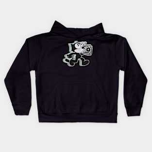 music felix retro Kids Hoodie